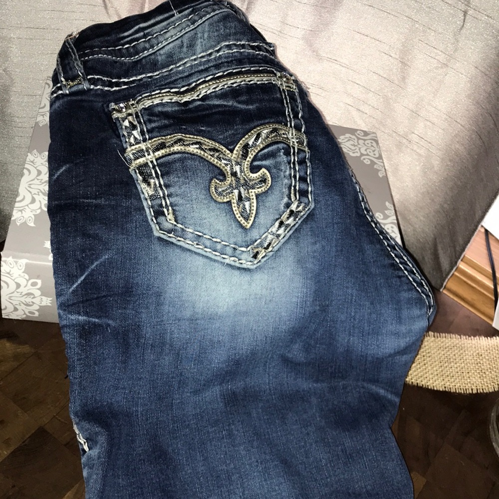 Rock revival jeans. Size 28, 32” inseam